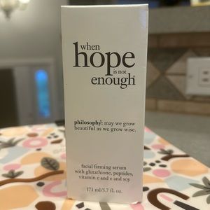 Philosophy When Hope is Not Enough Facial Serum
